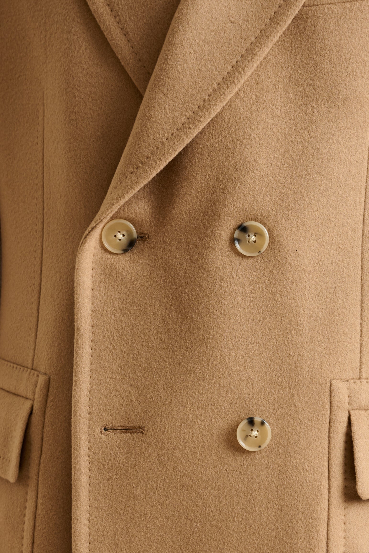 Light Brown 100% Wool Winchester Overcoat Zeus — detail 5