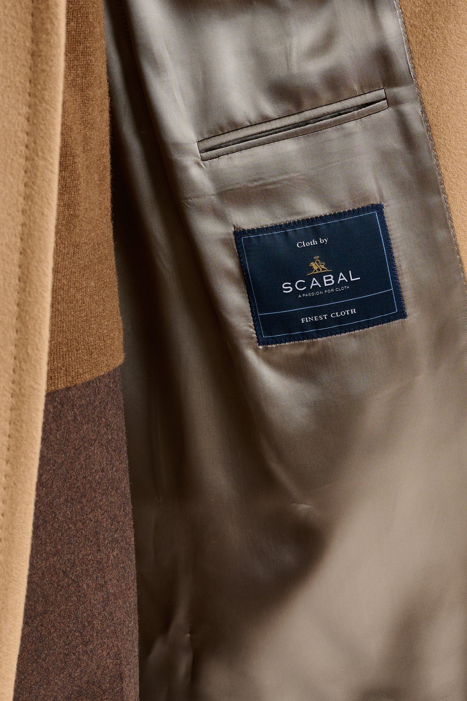 Light Brown 100% Wool Winchester Overcoat Zeus — detail 6