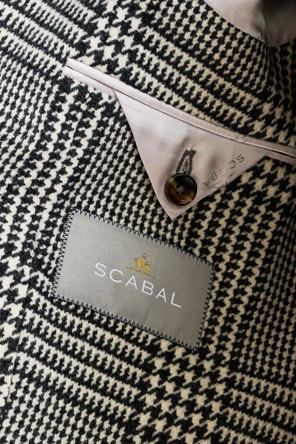 Black Wool & Cashmere Durham Overcoat Zeus — detail 7