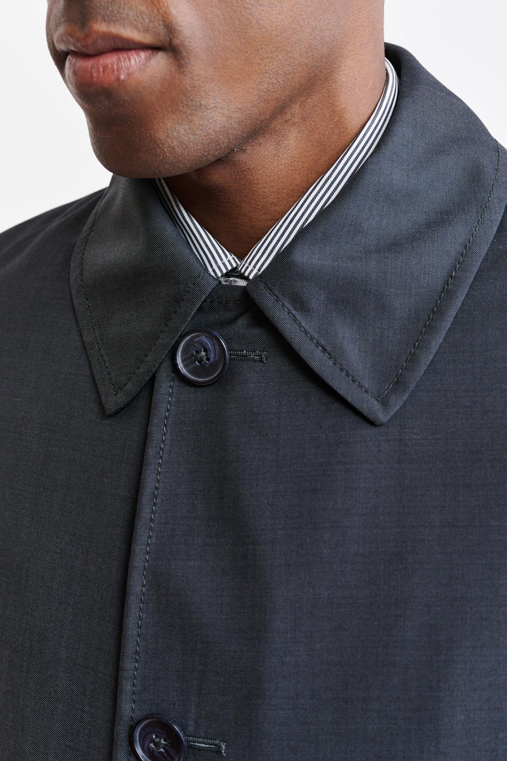 Taupe Sheffield Overcoat Tech Will — detail 6