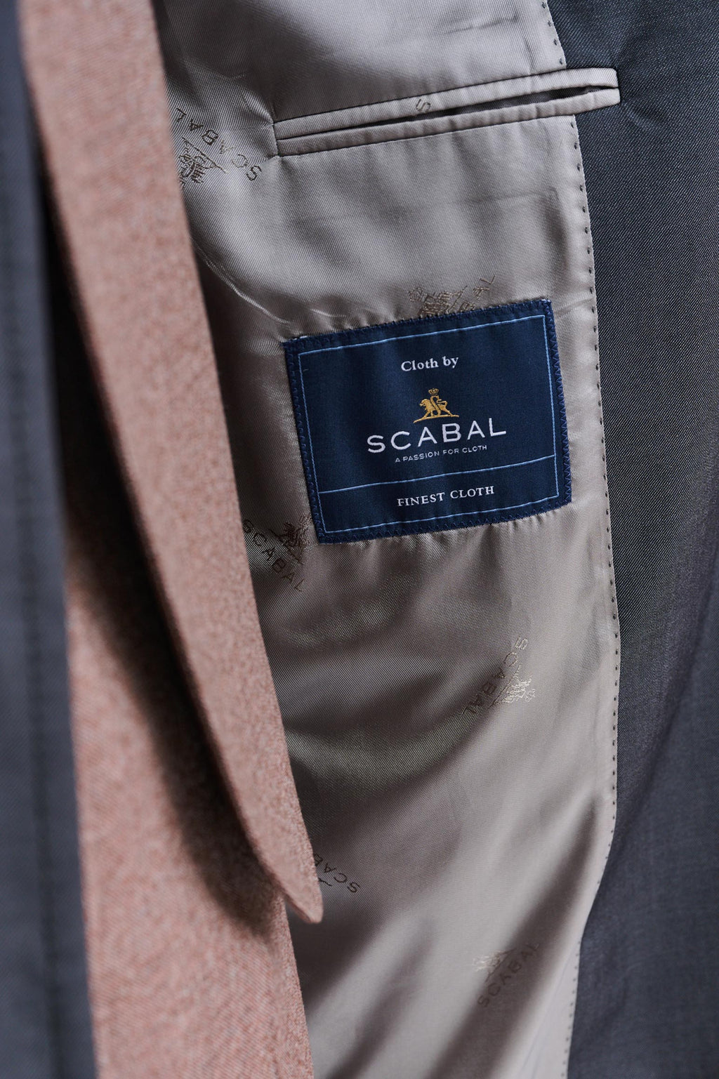 Taupe Sheffield Overcoat Tech Will — detail 7