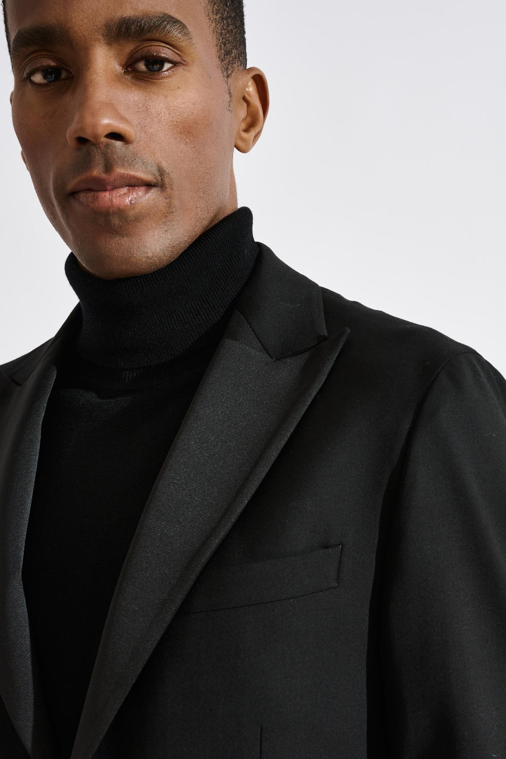 Black Soho Peak Collar Tuxedo New Deluxe — detail 3
