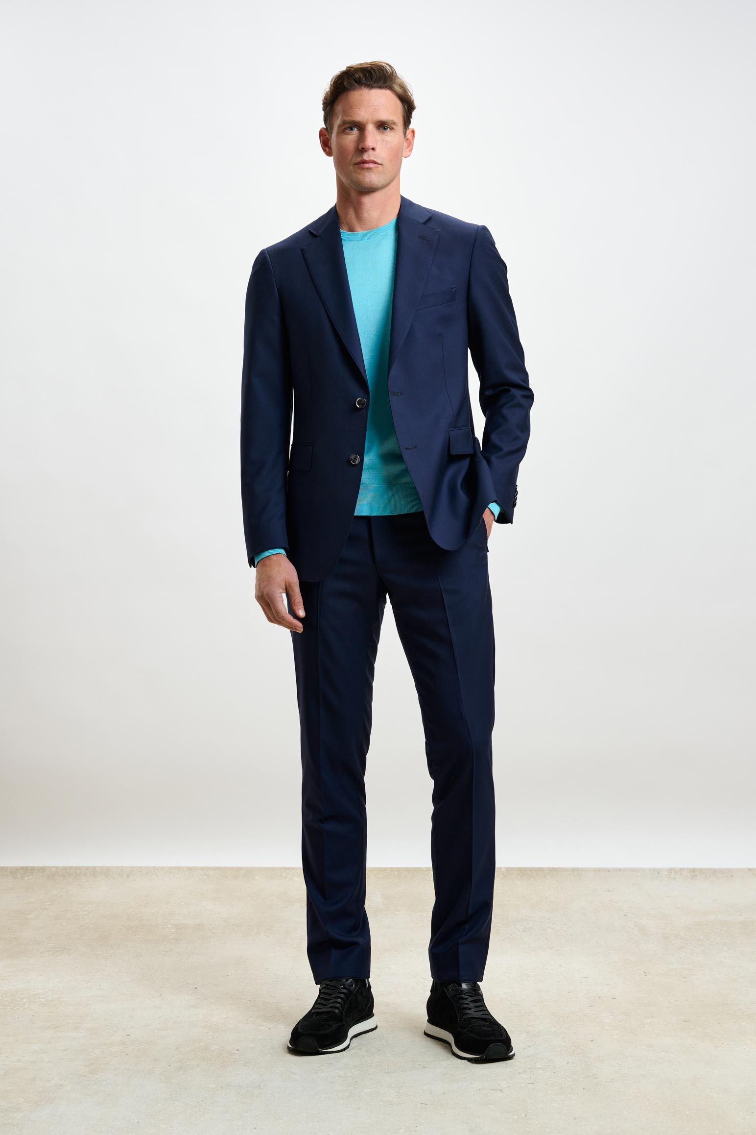 Navy Soho Suit Eton — detail 5