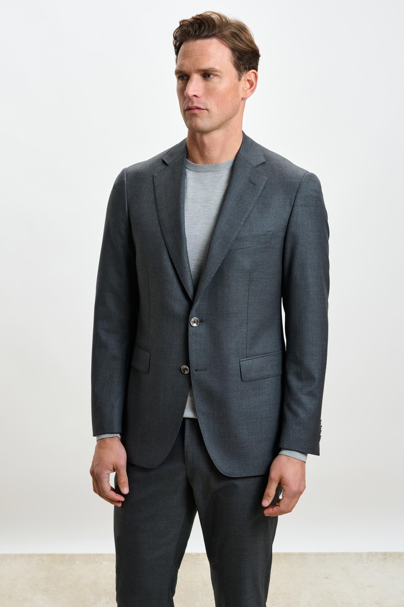 Grey Soho Suit Eton — detail 4