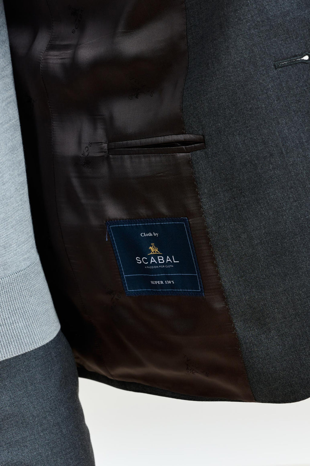 Grey Soho Suit Eton — detail 2