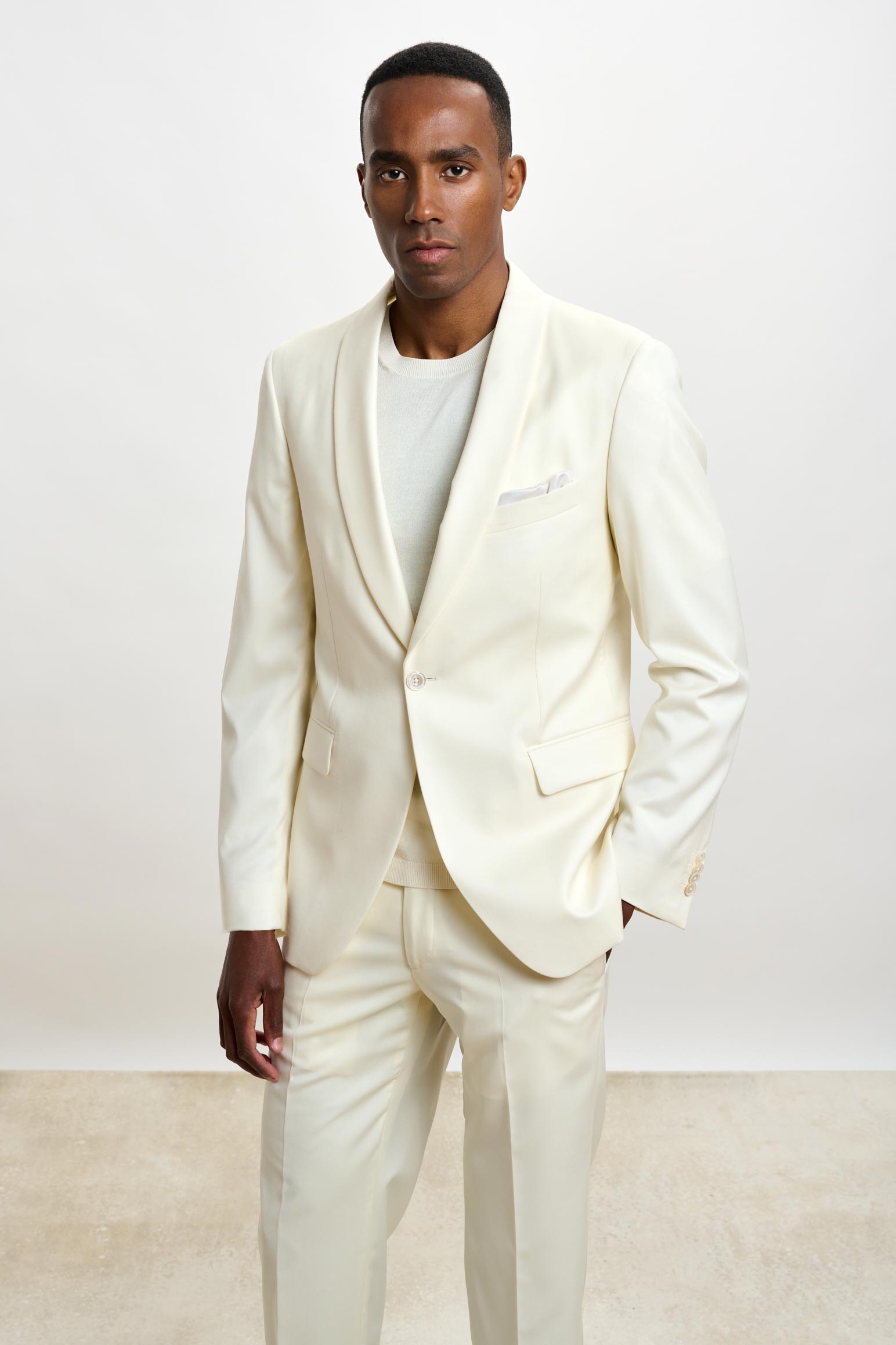 Off-white Tuxedo Suit New Deluxe — detail 4