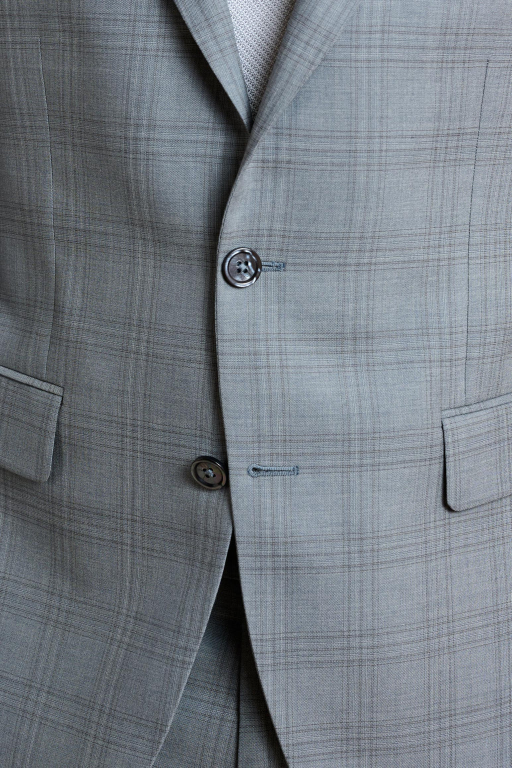 Light Grey Check Soho Suit Sleek — detail 2