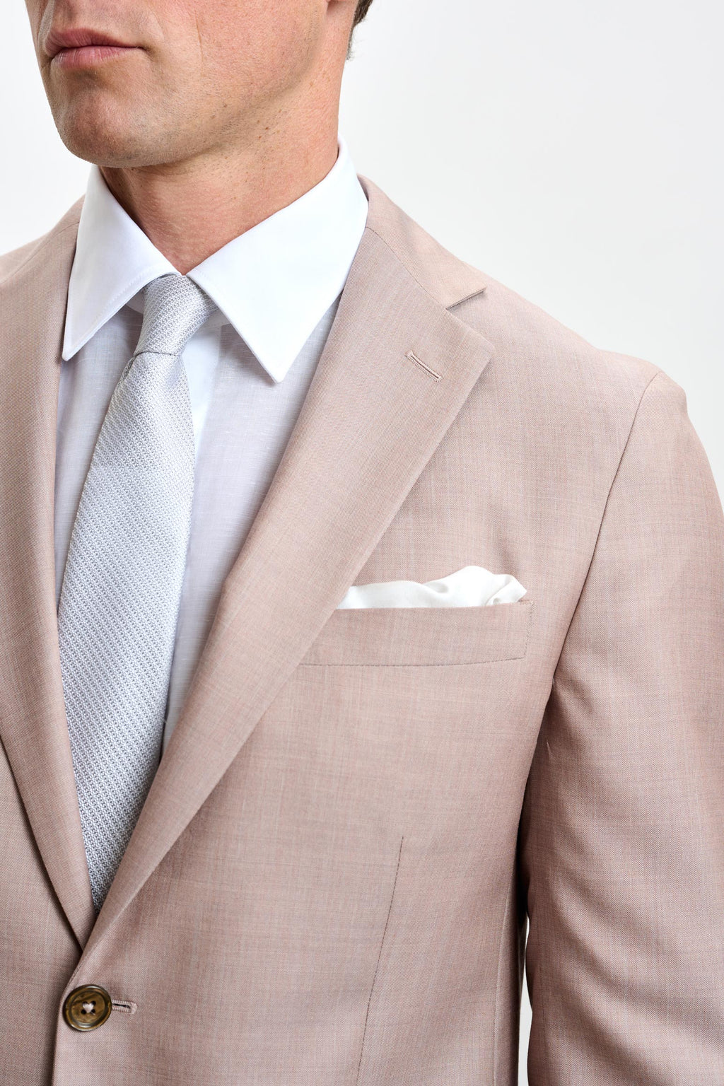 Plain Beige Kenton Suit Sleek — detail 6