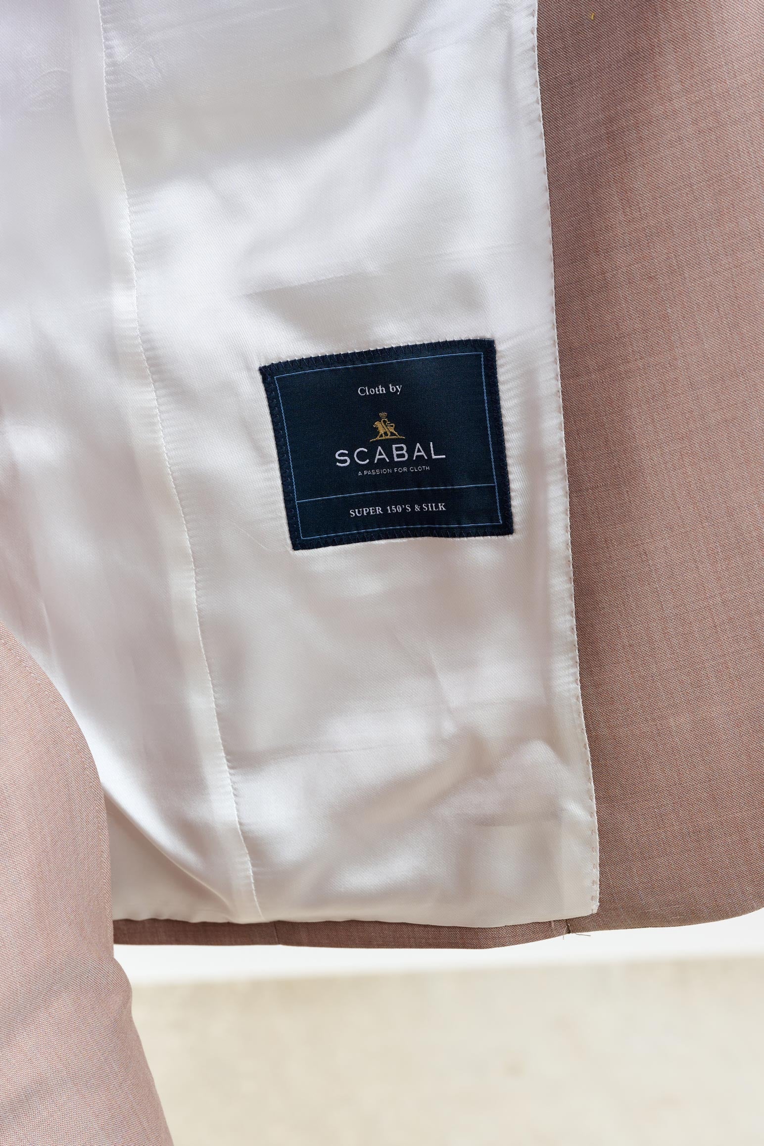 Plain Beige Kenton Suit Sleek — detail 3