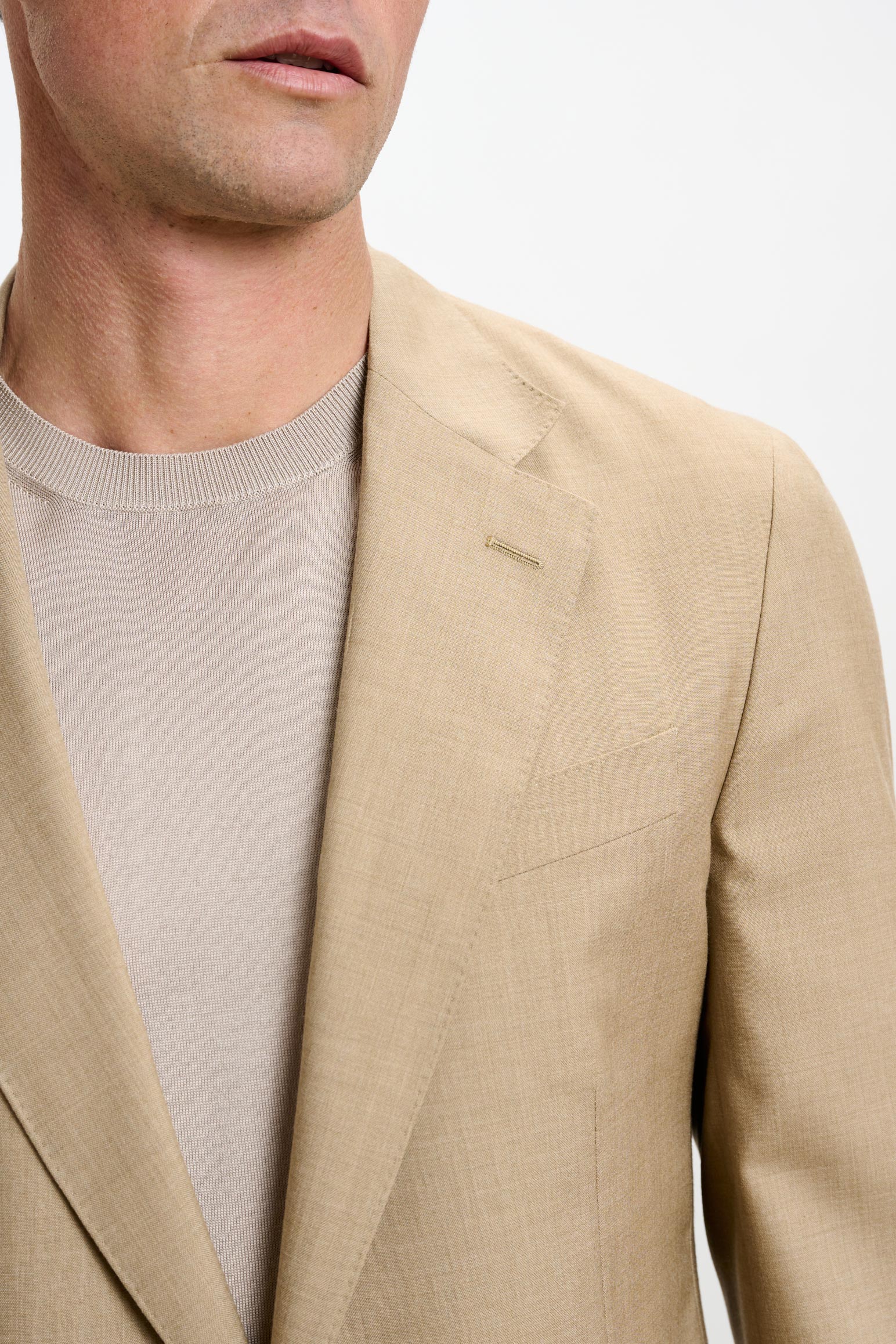 Camel Kensington Suit Summer Cashmere — detail 6