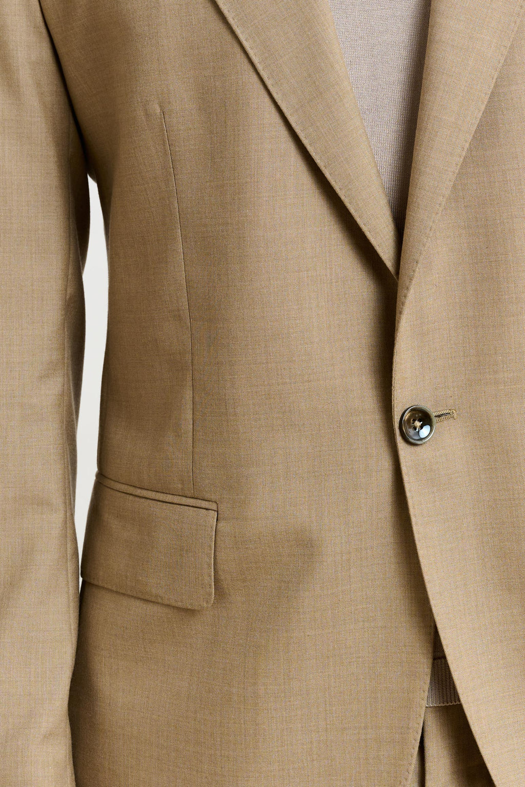 Camel Kensington Suit Summer Cashmere — detail 2