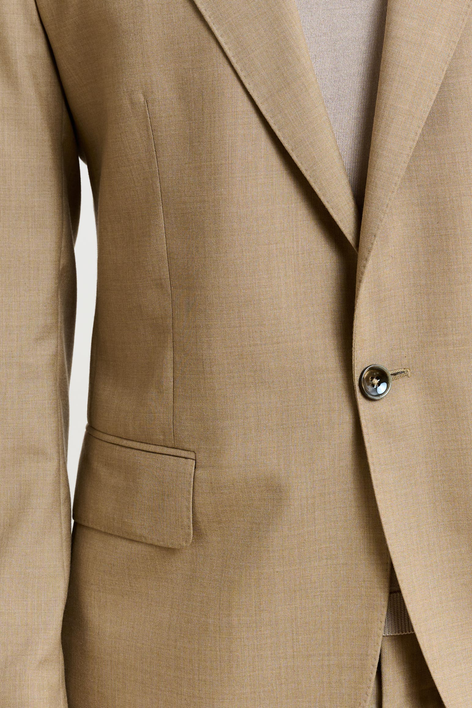 Camel Kensington Suit Summer Cashmere — detail 2