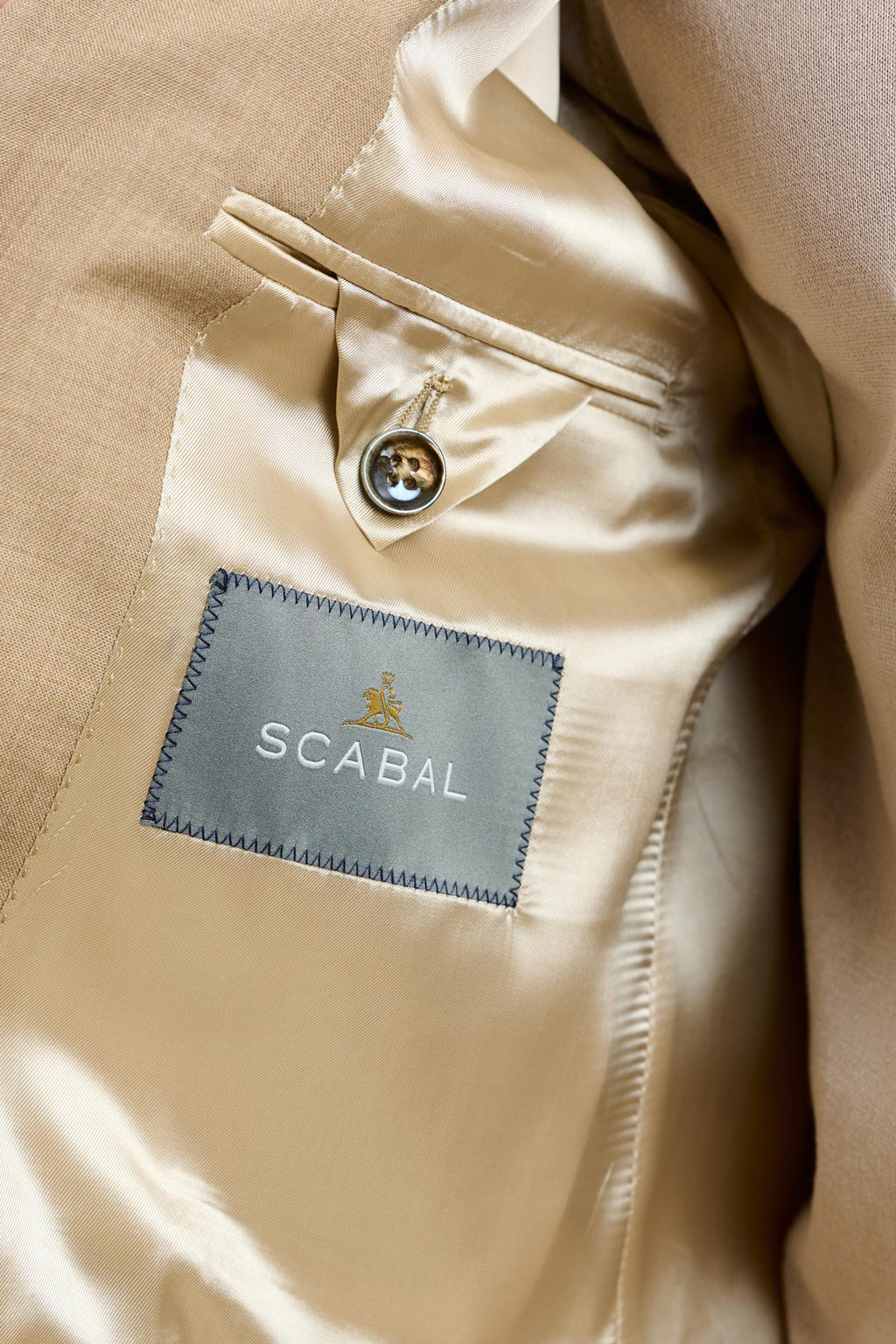 Camel Kensington Suit Summer Cashmere — detail 4