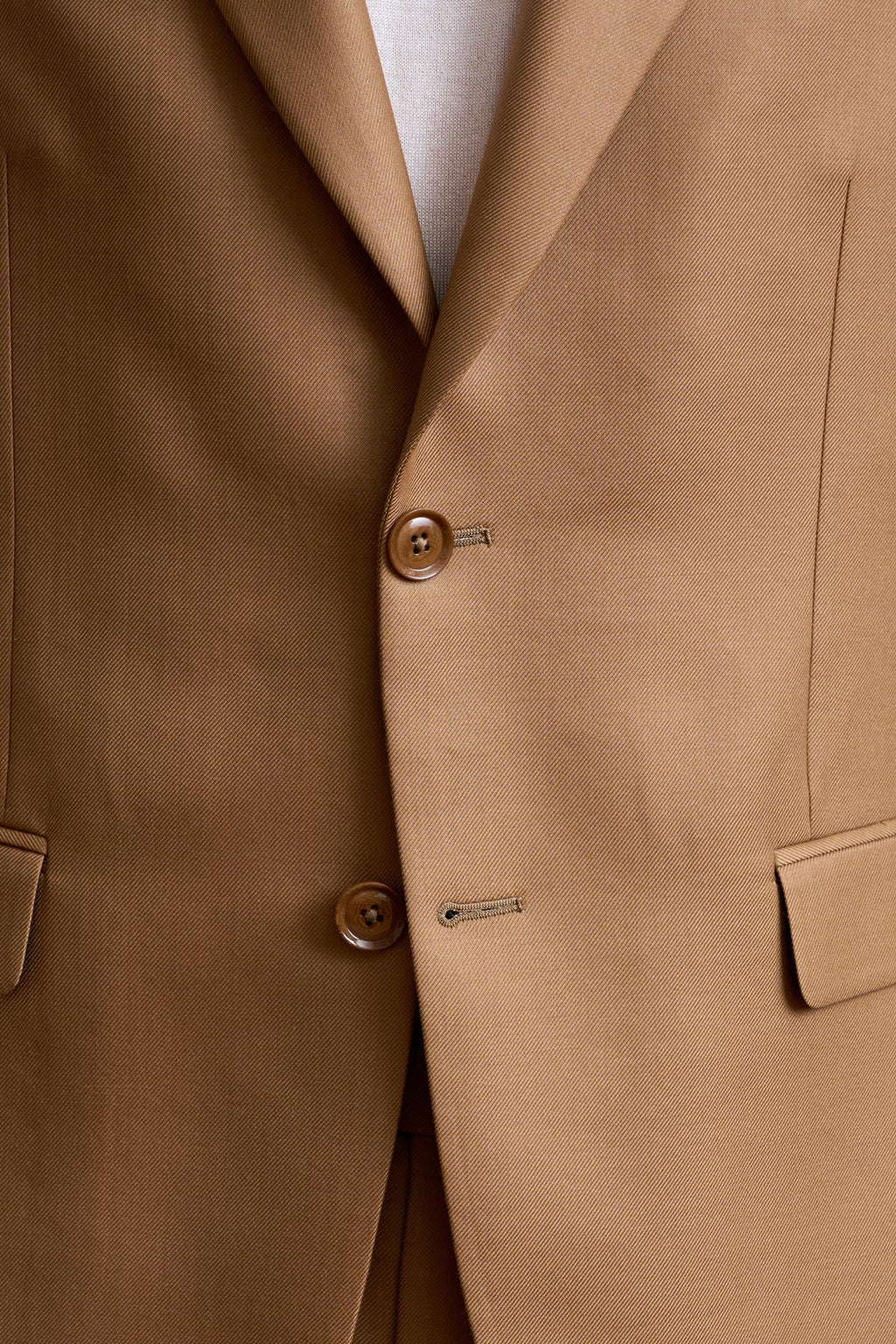 Brown 100% Cashmere Soho Suit Golden Gate — detail 2