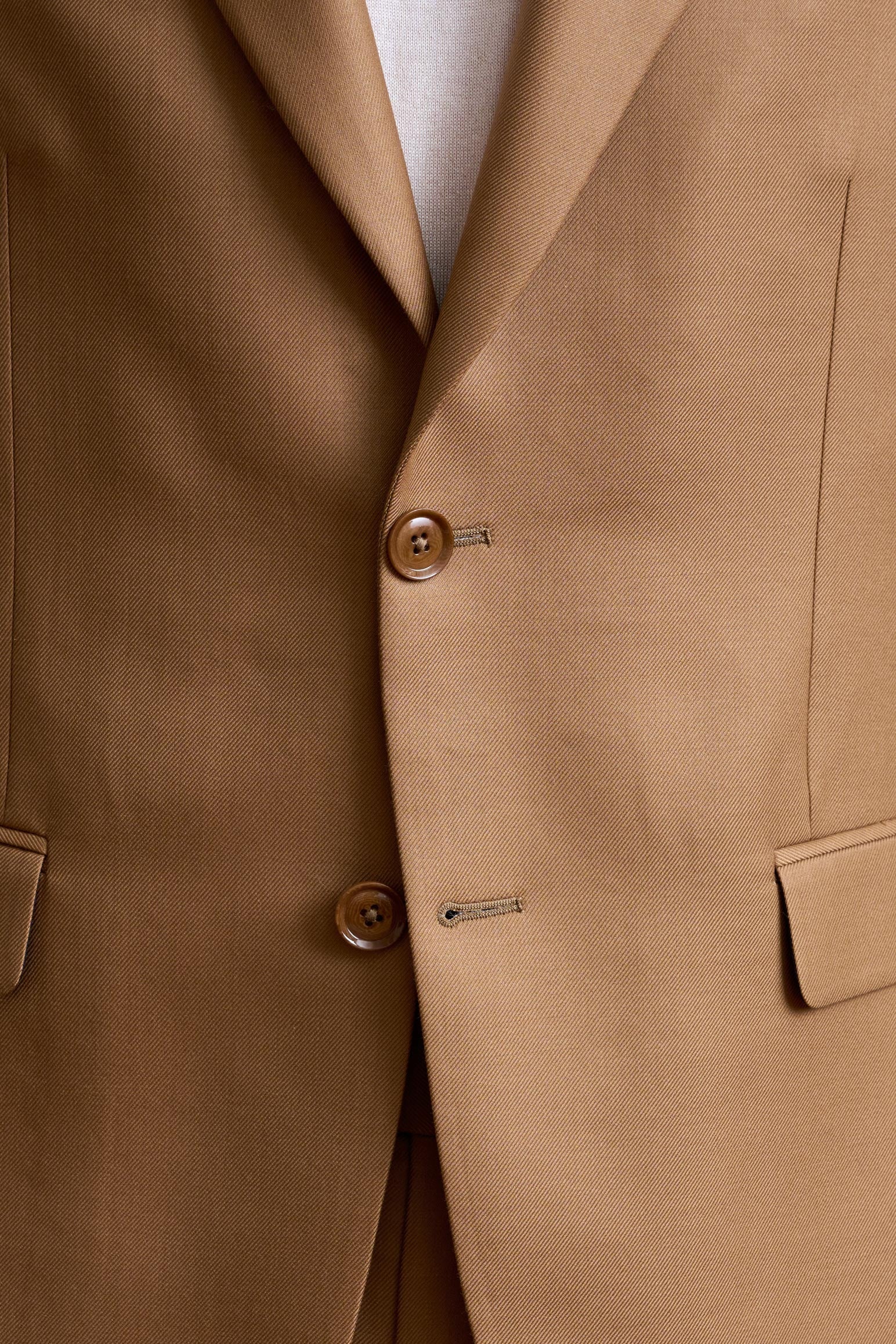 Brown 100% Cashmere Soho Suit Golden Gate — detail 2