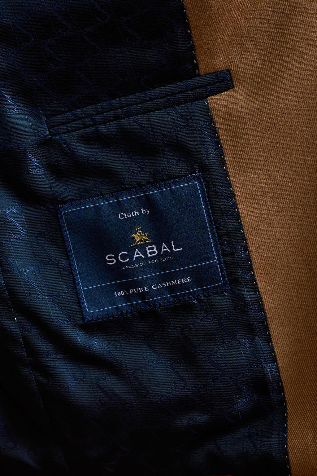 Brown 100% Cashmere Soho Suit Golden Gate — detail 3