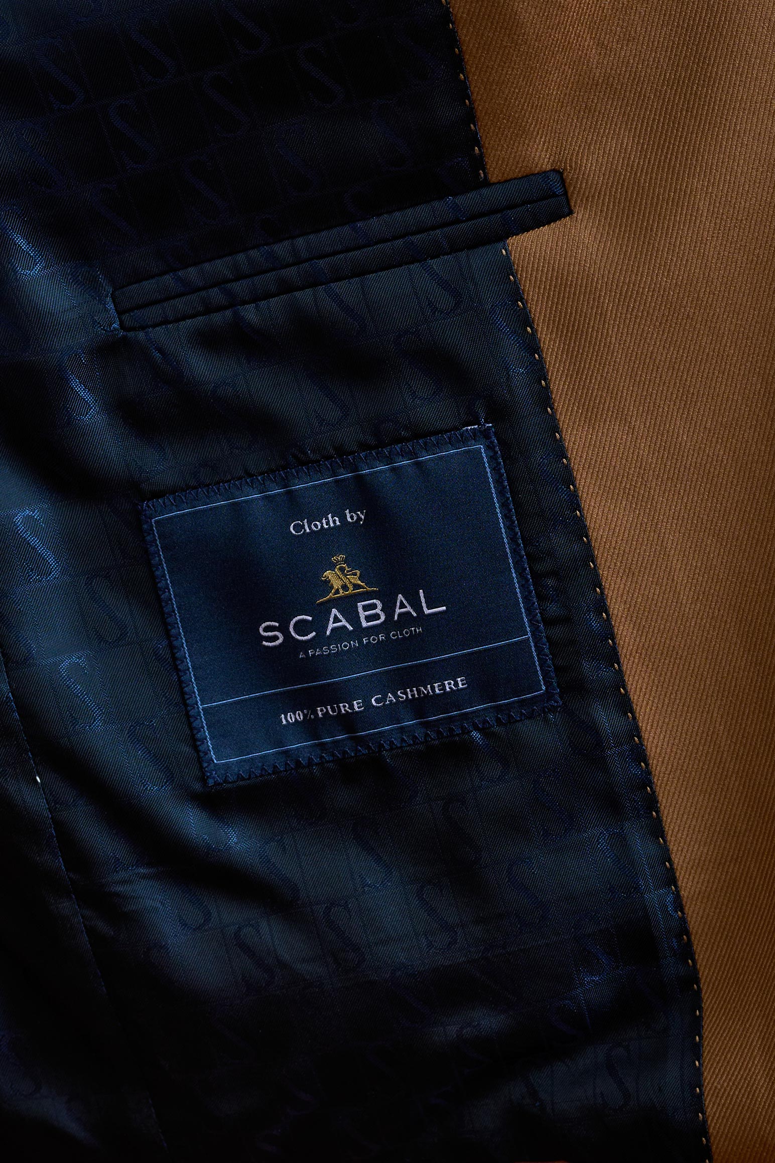 Brown 100% Cashmere Soho Suit Golden Gate — detail 3