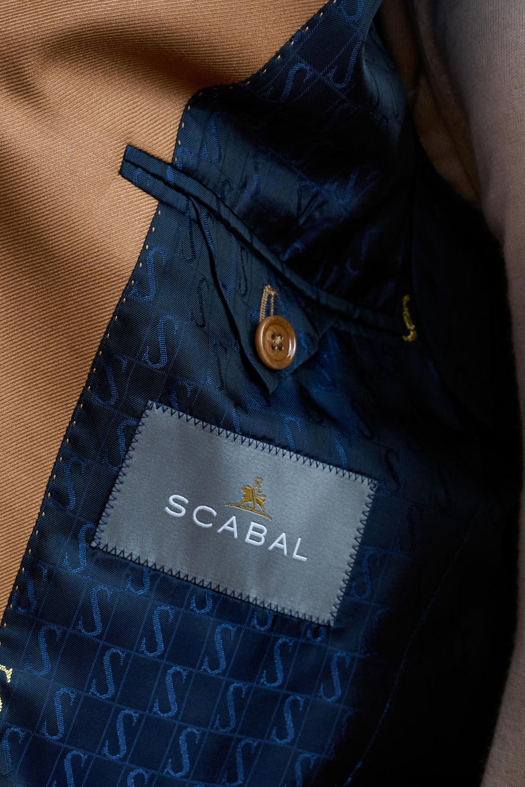 Brown 100% Cashmere Soho Suit Golden Gate — detail 4