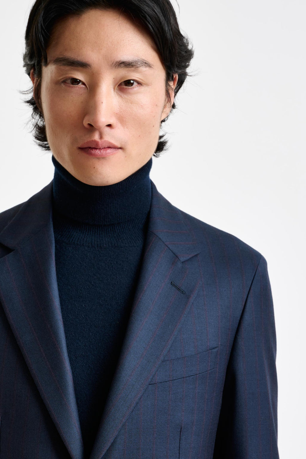 Blue Wool Kensington Suit Tornado — detail 6