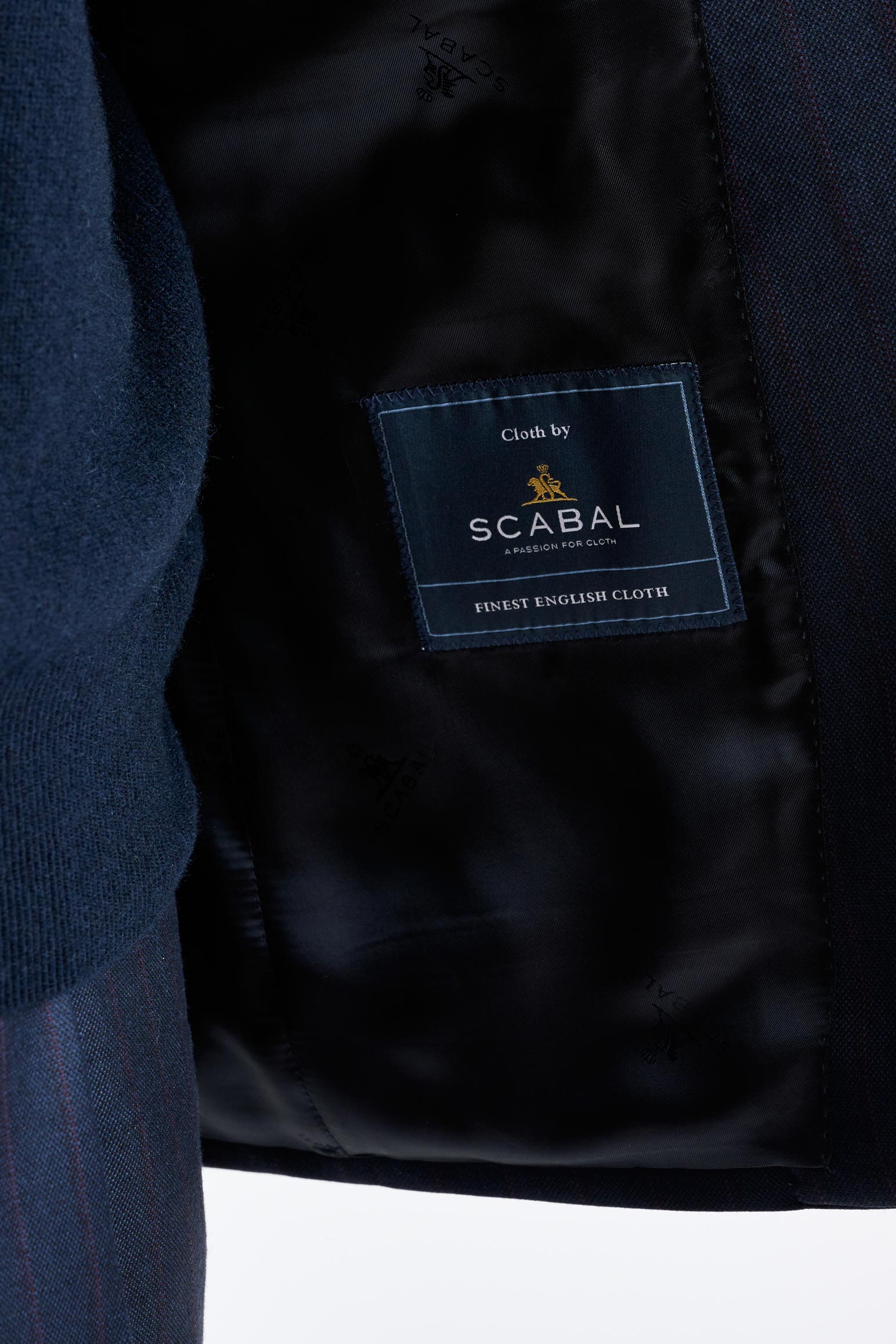 Blue Wool Kensington Suit Tornado — detail 4