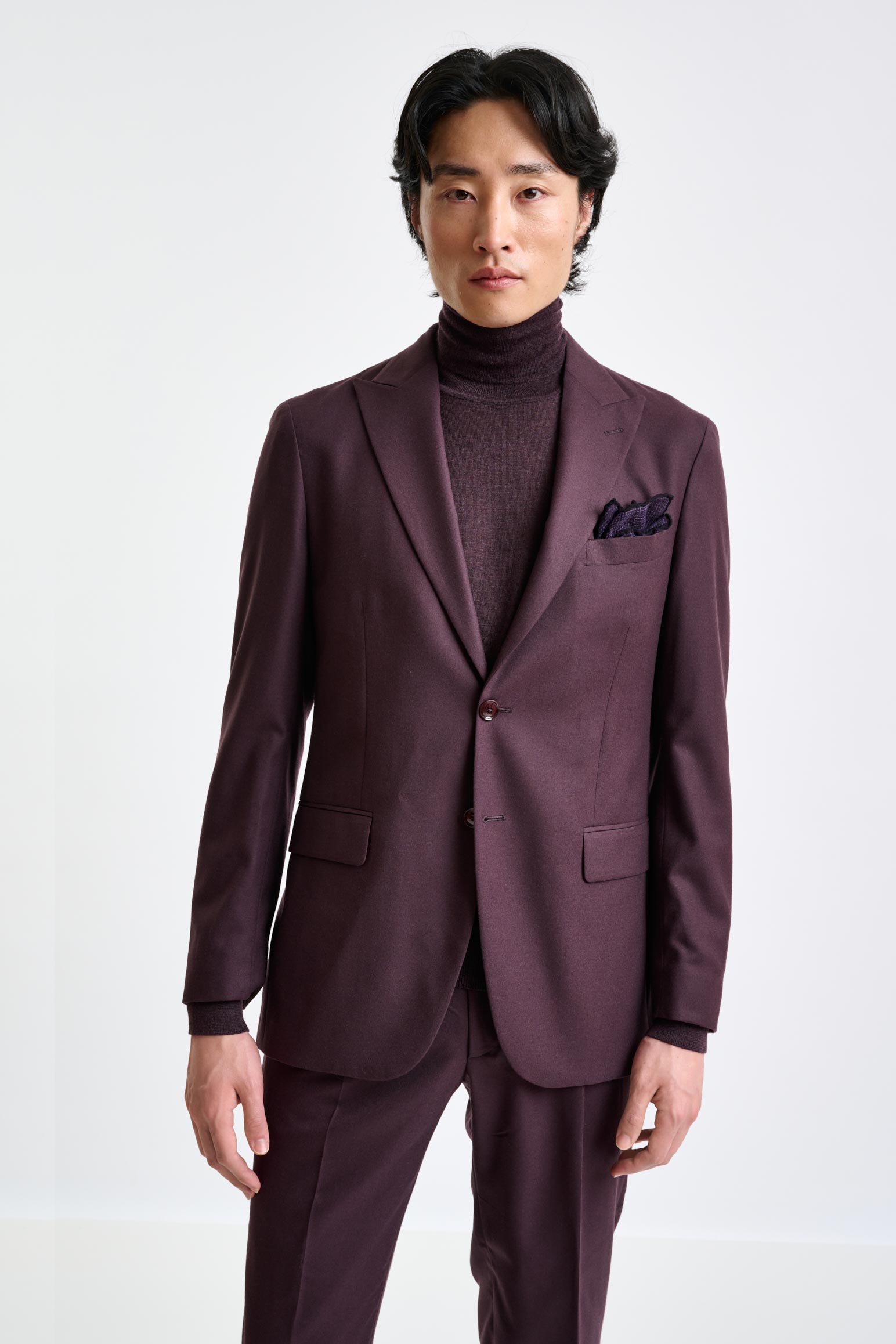 Red Super 160's Wool Kenton Suit Magus — detail 4