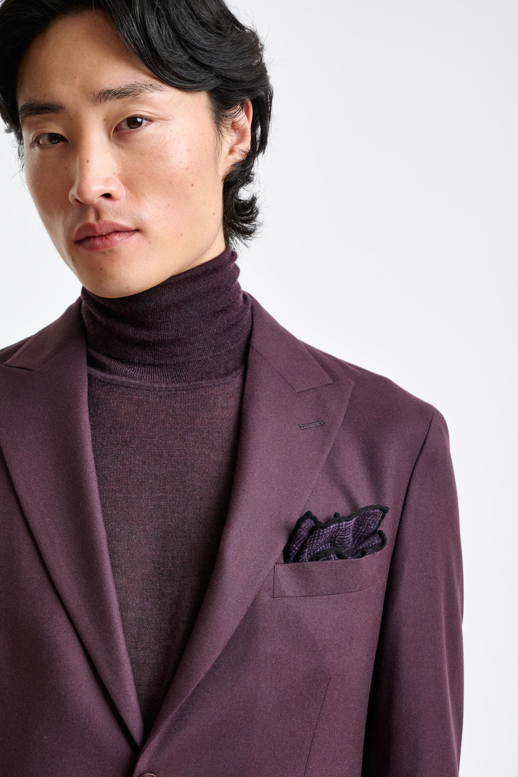 Red Super 160's Wool Kenton Suit Magus — detail 5