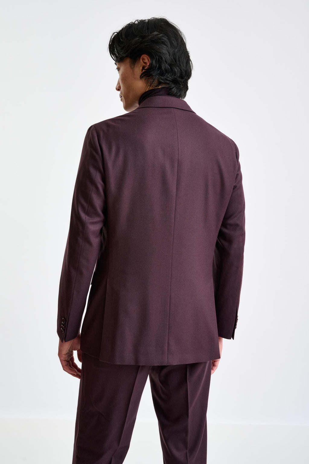 Red Super 160's Wool Kenton Suit Magus — detail 6