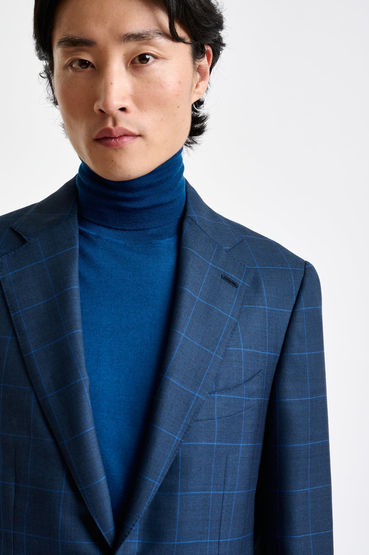Blue Wool Soho Suit Savile Row Classics — detail 6