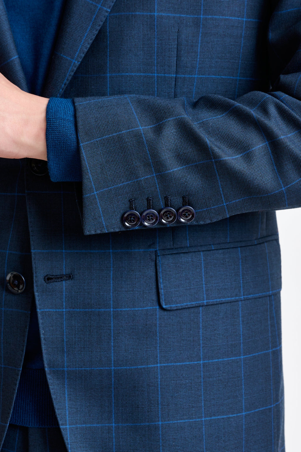 Blue Wool Soho Suit Savile Row Classics — detail 1