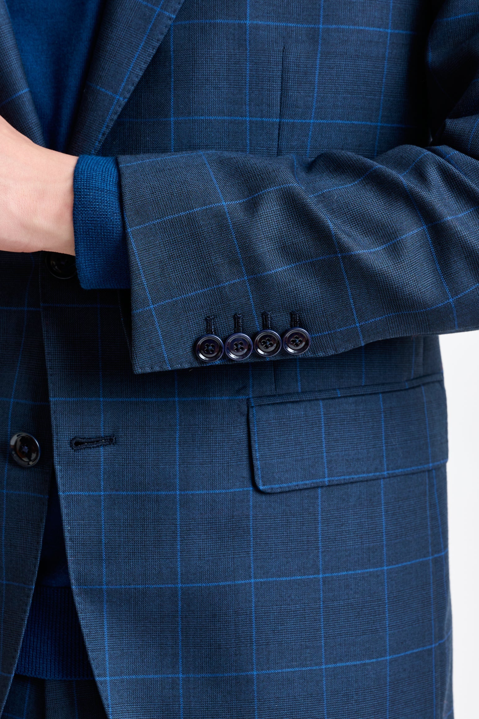 Blue Wool Soho Suit Savile Row Classics — detail 1