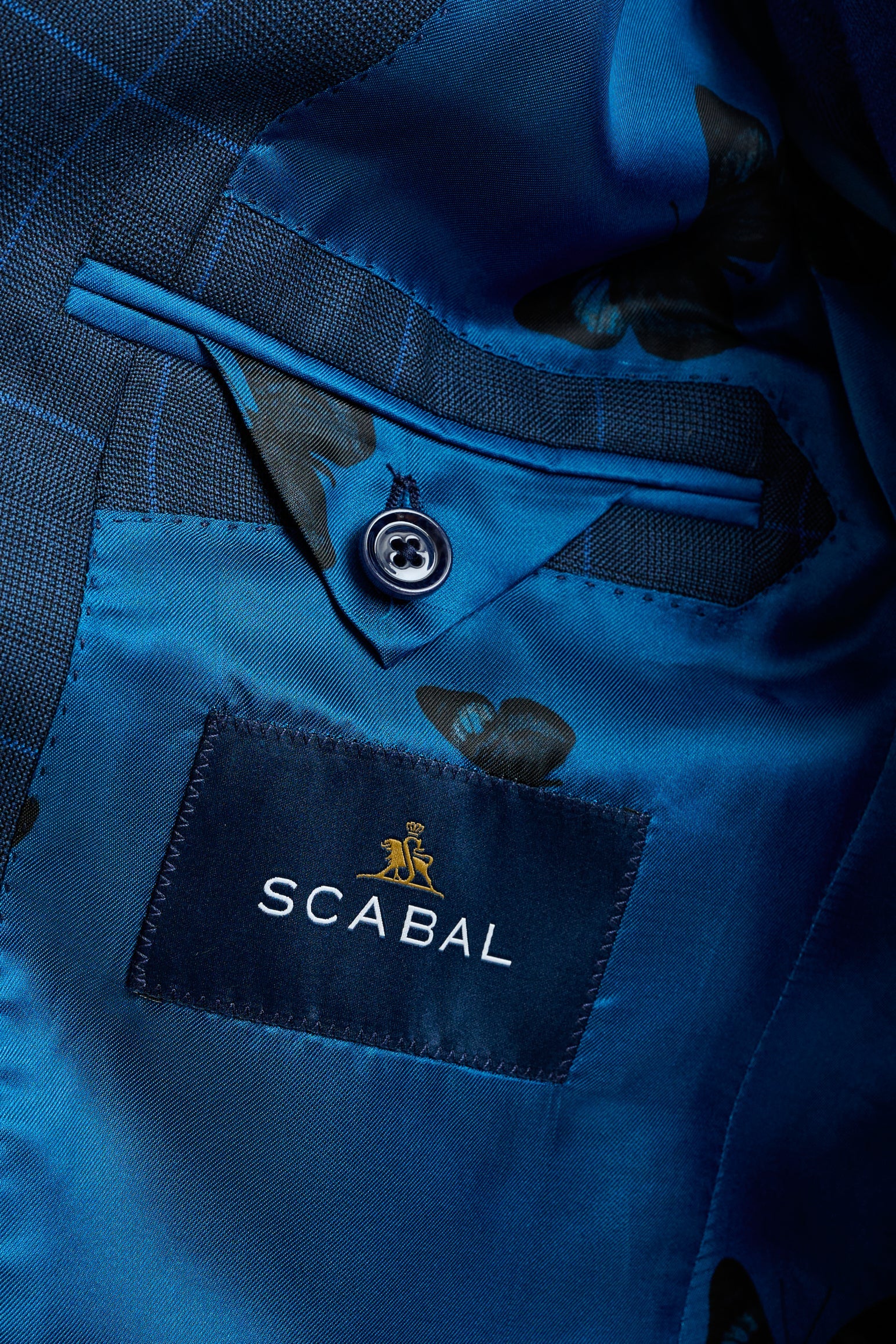 Blue Wool Soho Suit Savile Row Classics — detail 3