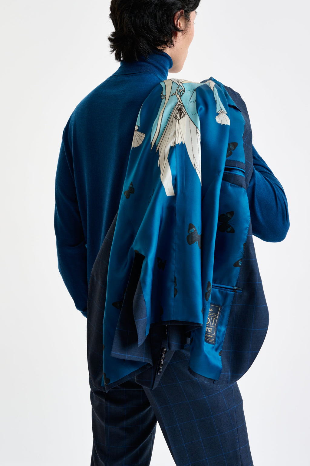 Blue Wool Soho Suit Savile Row Classics — detail 4