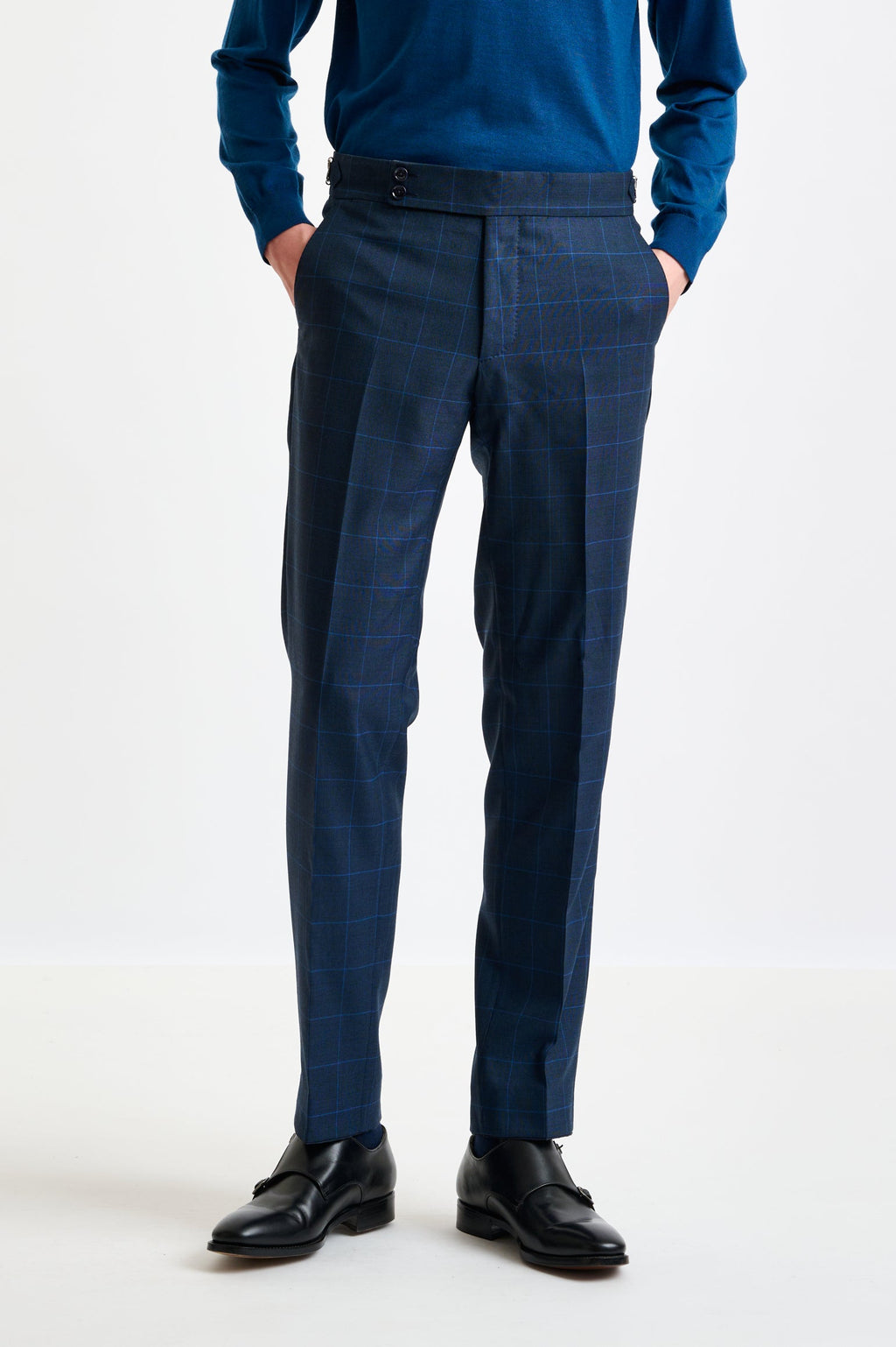 Blue Wool Soho Suit Savile Row Classics — detail 7