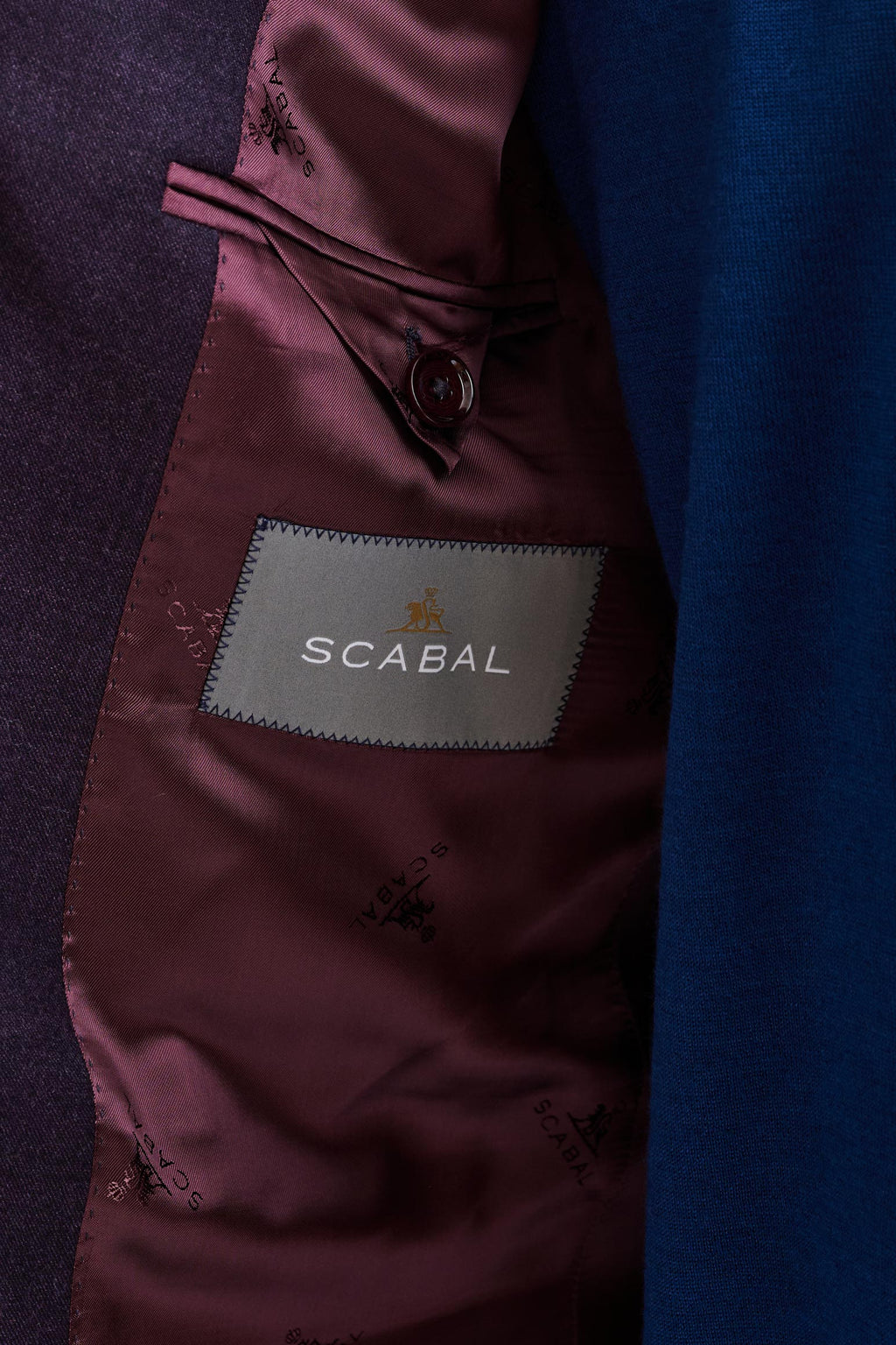 Purple Super 130's Wool Soho Suit Hybrid — detail 4