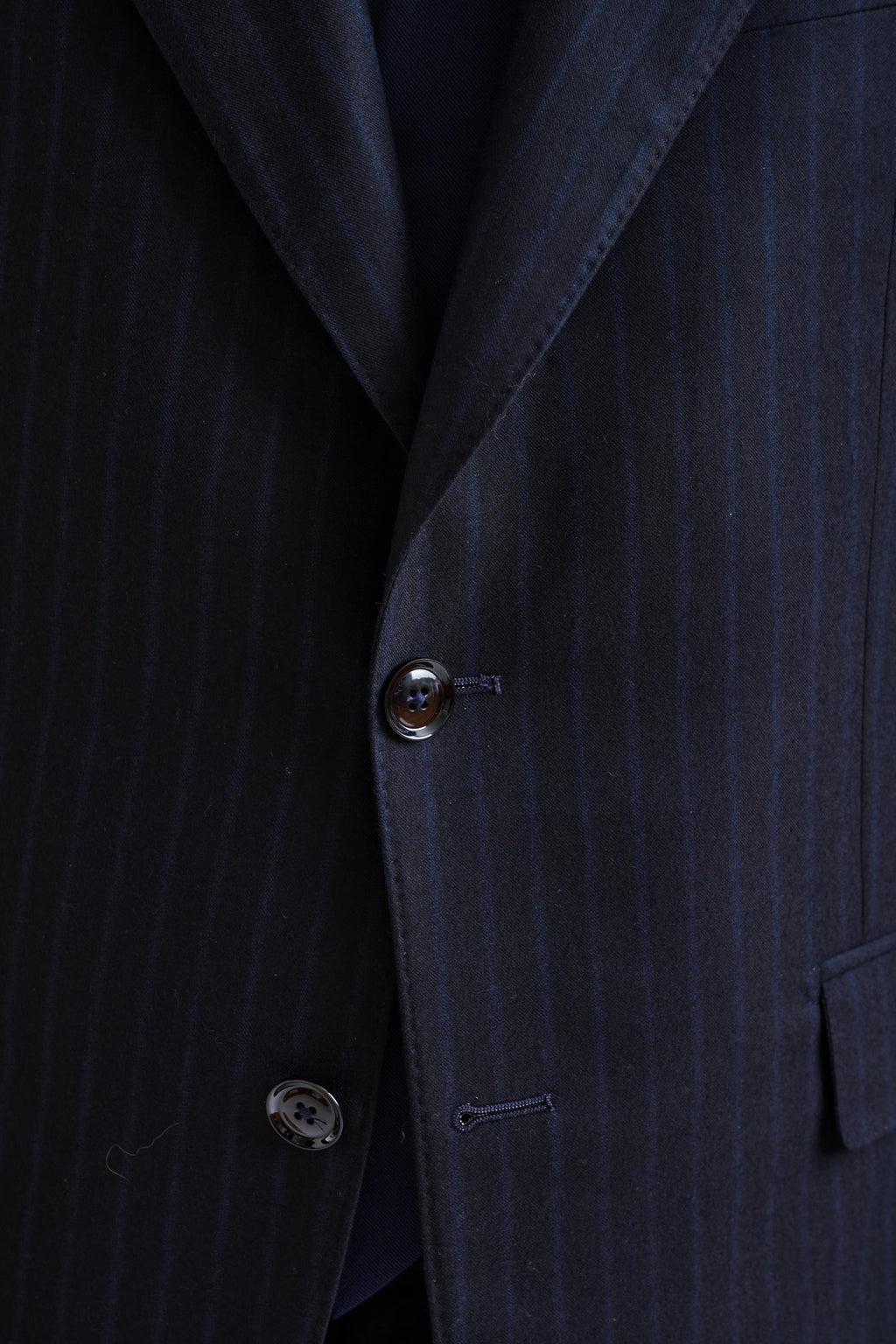 Dark Blue Super 180's Wool Soho Suit Royal Fanfare — detail 1