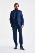 Medium Blue Wool Soho Suit Savile Row Classics