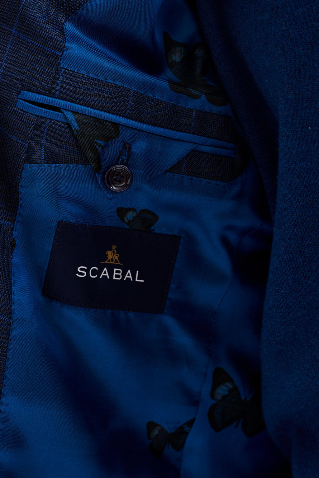 Medium Blue Wool Soho Suit Savile Row Classics — detail 3