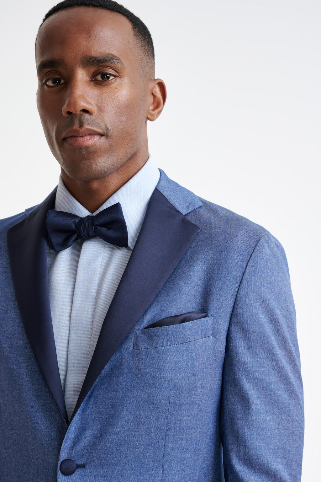 Blue Medium Cashmere & Cotton Kenton Suit Cashmere Denim — detail 2