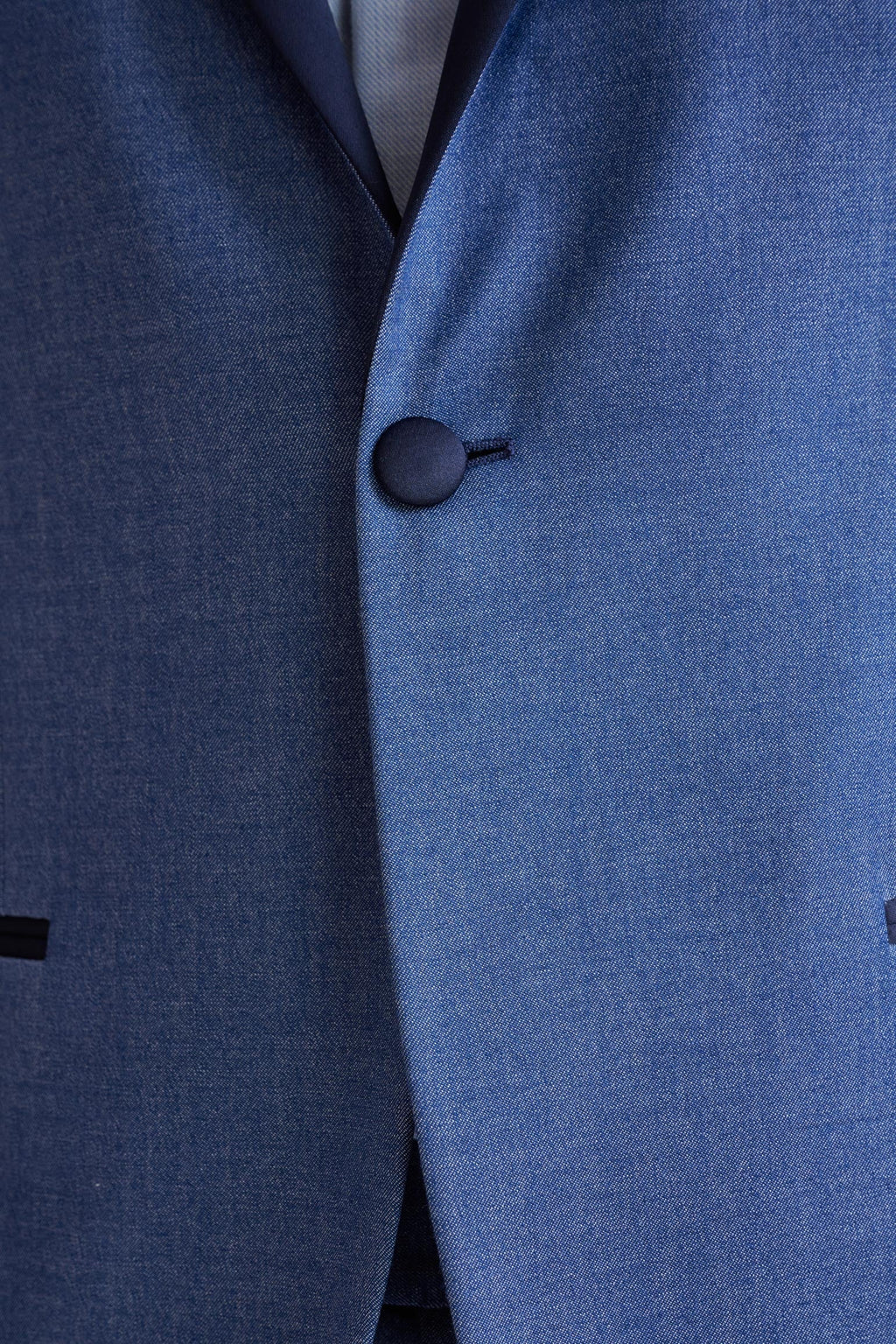 Blue Medium Cashmere & Cotton Kenton Suit Cashmere Denim — detail 7