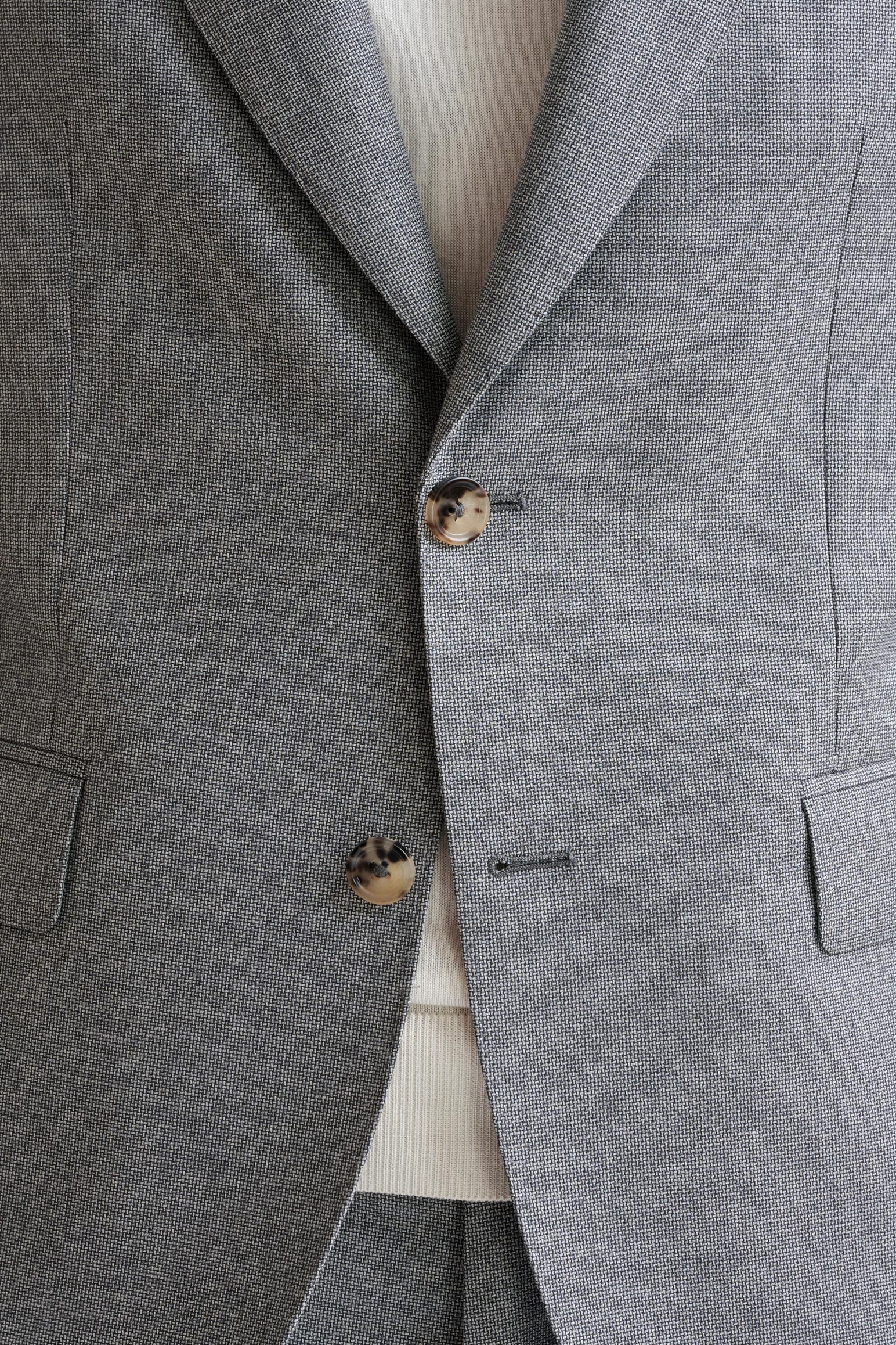Grey Wool & Cotton Soho Suit Lifestyle — detail 2