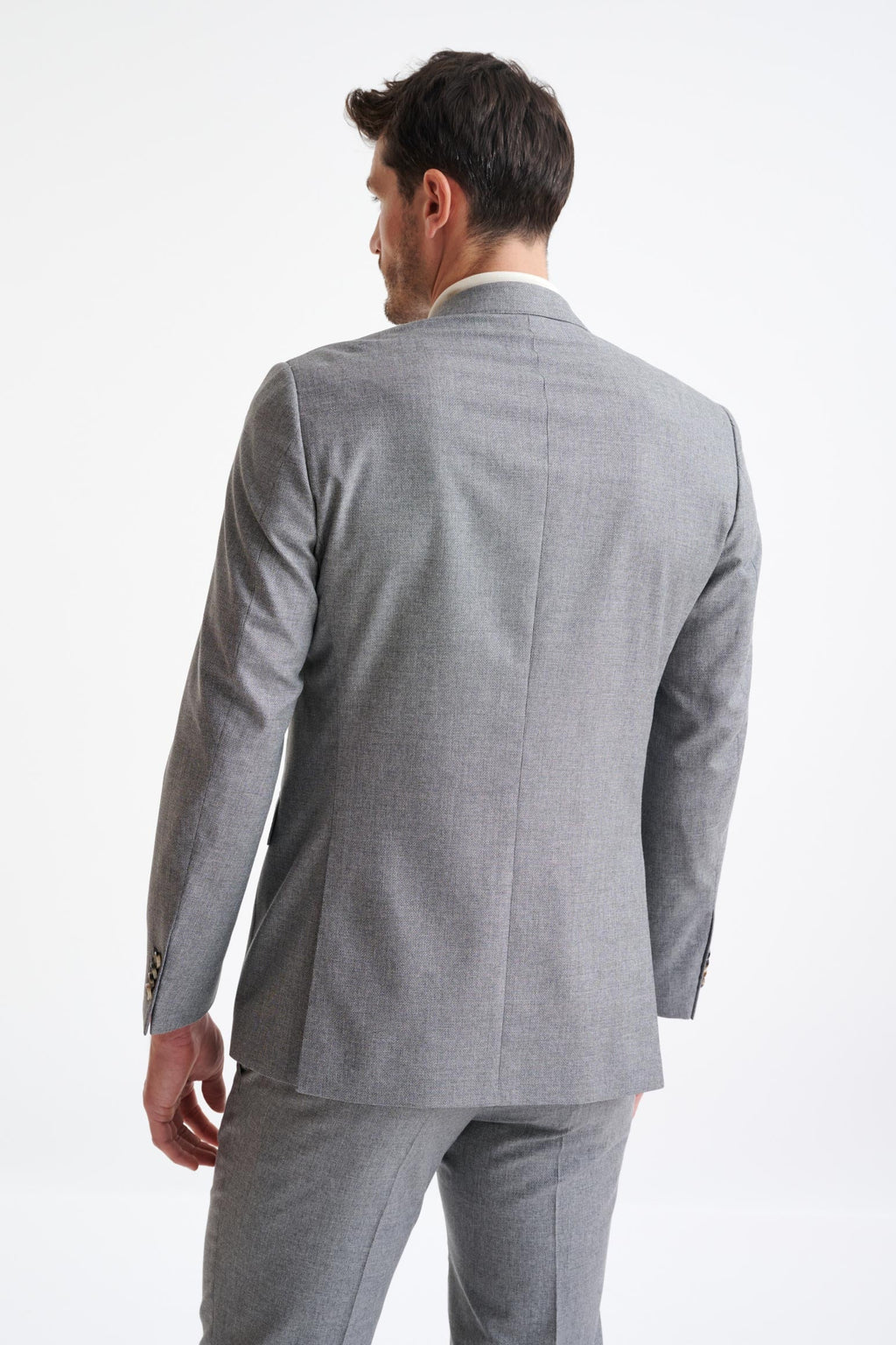 Grey Wool & Cotton Soho Suit Lifestyle — detail 7