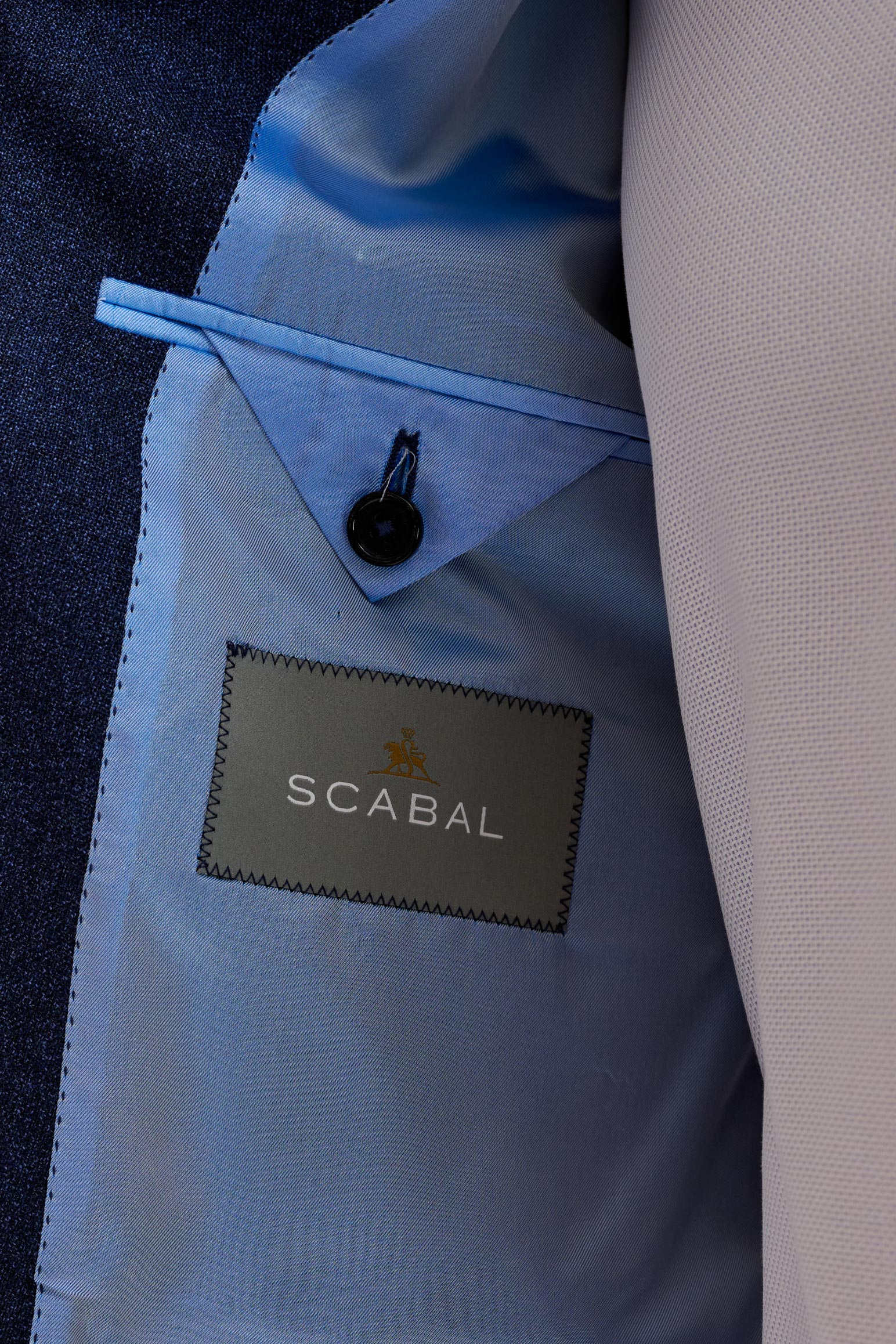 Dark Blue Wool Kenton Suit Lifestyle — detail 4