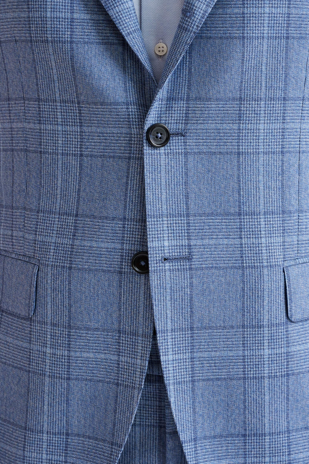 Mid-Blue Wool Kenton Suit Lifestyle — detail 2