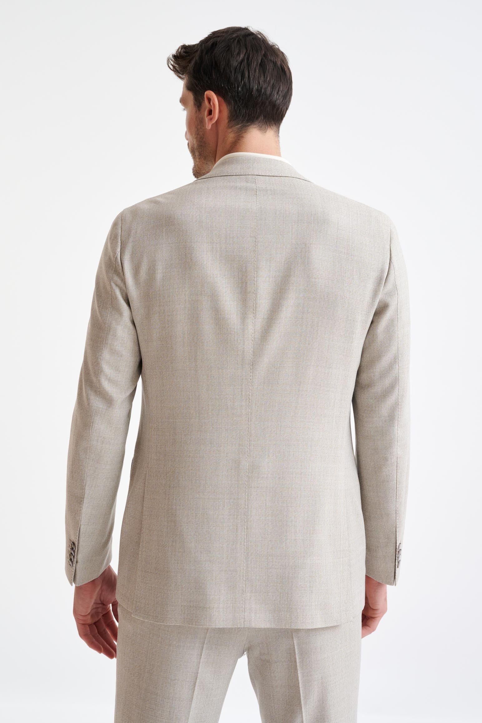 Beige Wool Kenton Suit Lifestyle — detail 7