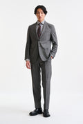 Medium Grey 100% Wool Kenton Suit Freestyle