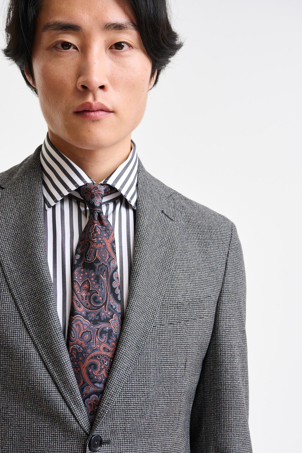 Medium Grey 100% Wool Kenton Suit Freestyle — detail 4