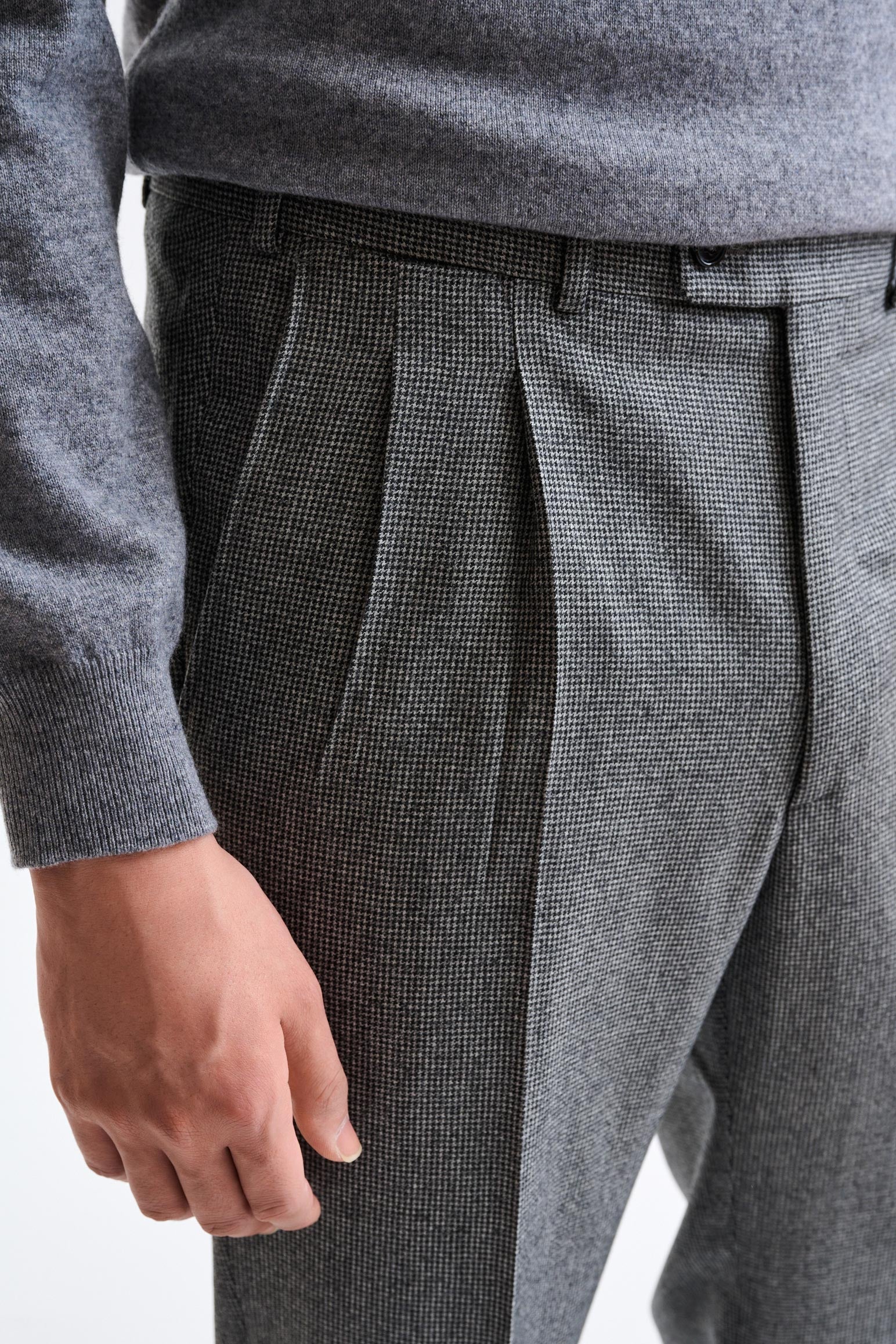 Medium Grey 100% Wool Kenton Suit Freestyle — detail 6