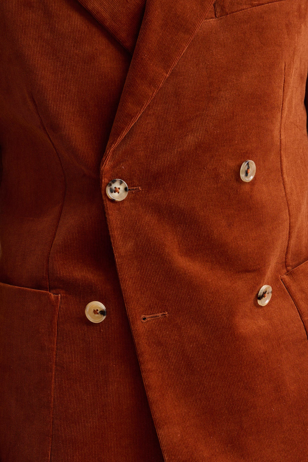 Orange Cotton Soho Suit Corduroy — detail 2