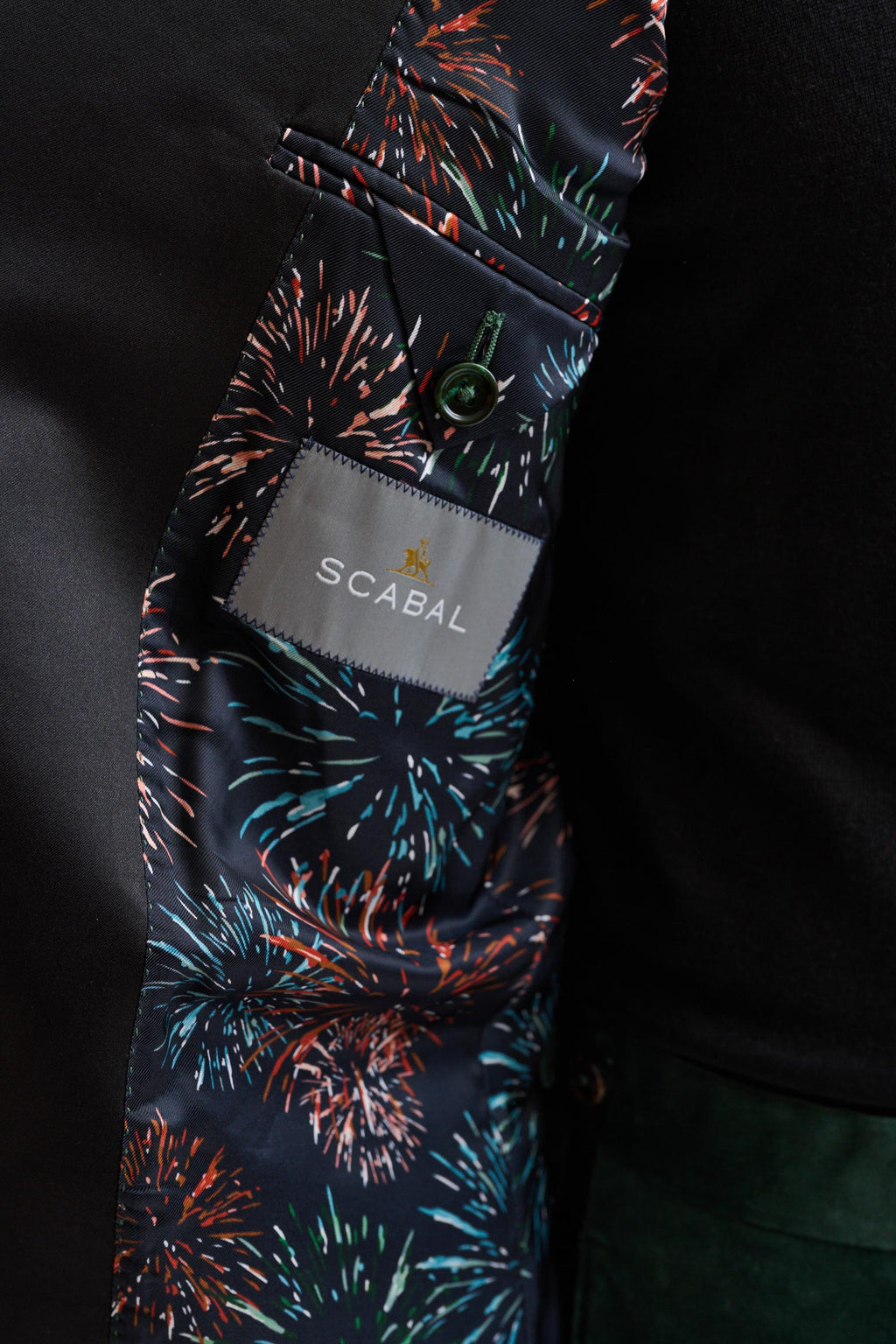 Green Soho Suit Fine Velvet — detail 6