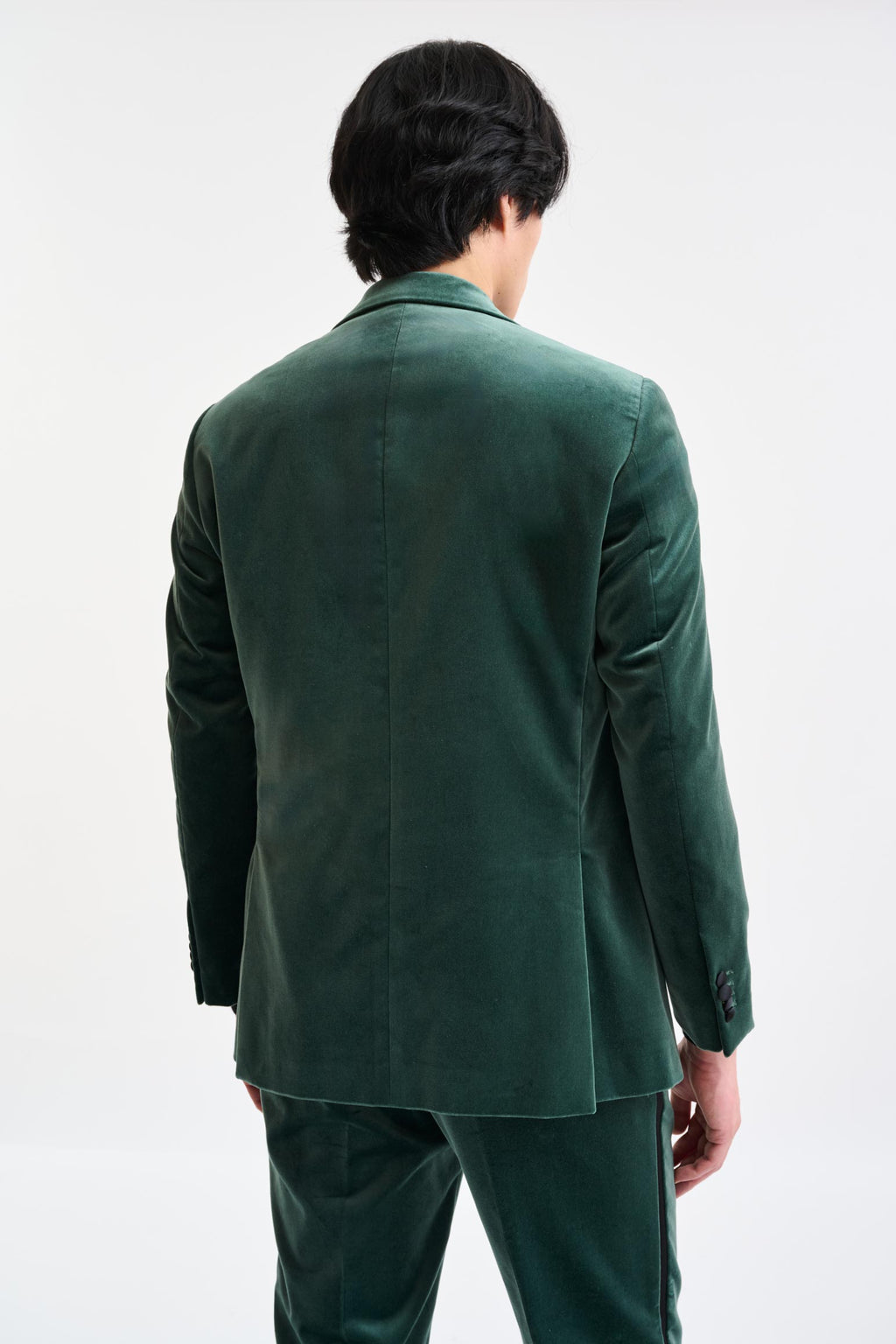 Green Soho Suit Fine Velvet — detail 7